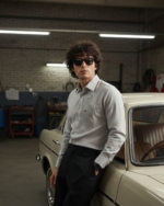 Pehanoge Tigris Indica Embroidered Giza Cotton Shirt | Signature Embroidery Collection