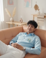 Pehanoge Blue Voyage Shirt | 100% Giza Cotton | Premium Embroidered Edition