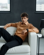 Pehanoge Regal Mane Giza Cotton Shirt | Signature Embroidery Collection