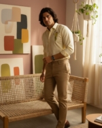 Pehanoge Suncrest Avian Embroidered Giza Cotton Shirt | Signature Embroidered Collection