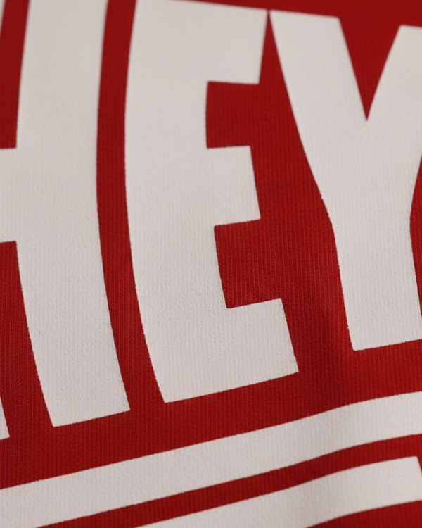 Pehanoge HEY Oversized T-Shirt | Silicon-Washed Loop Net Premium DTF | Streetwear Edition