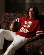 CRAZY Red Oversized Premium T-Shirt – 240 GSM Cotton | Pehanoge