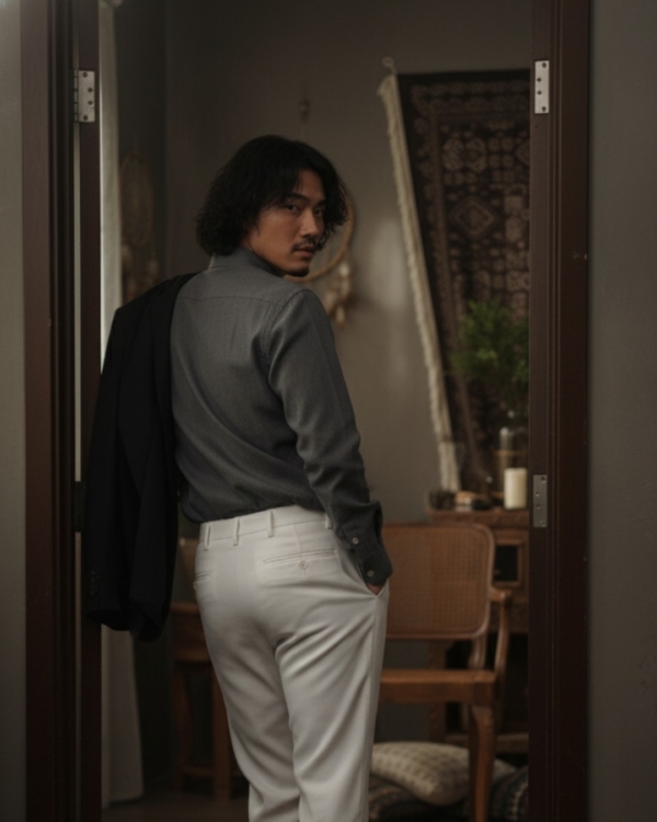 Pehanoge Graphite Grey Linen Shirt | Collector's Edition Linen Collection