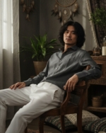 Pehanoge Graphite Grey Linen Shirt | Collector's Edition Linen Collection