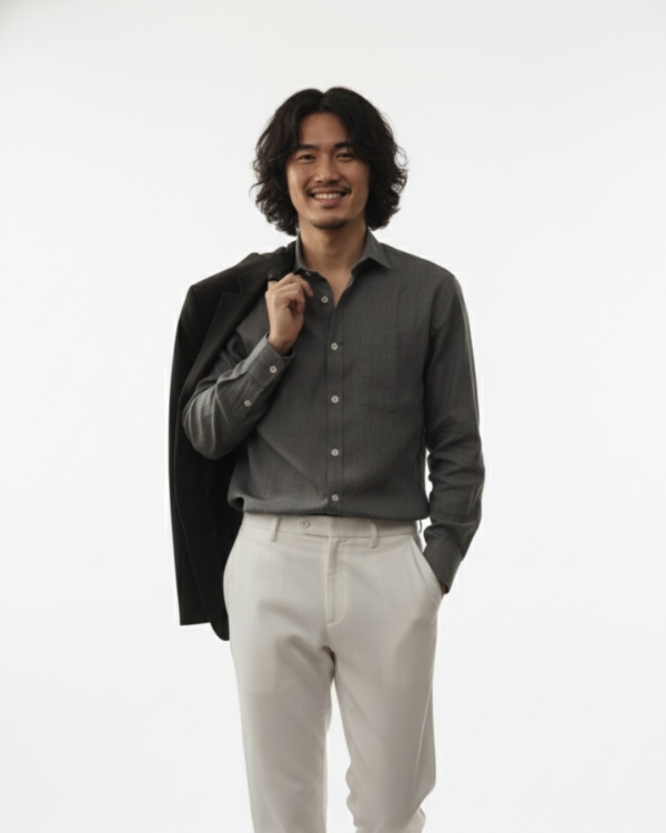 Pehanoge Graphite Grey Linen Shirt | Collector's Edition Linen Collection