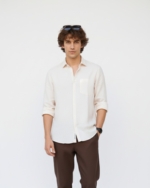 Pehanoge Ivory Mist Linen Shirt | Collector's Edition Linen Collection