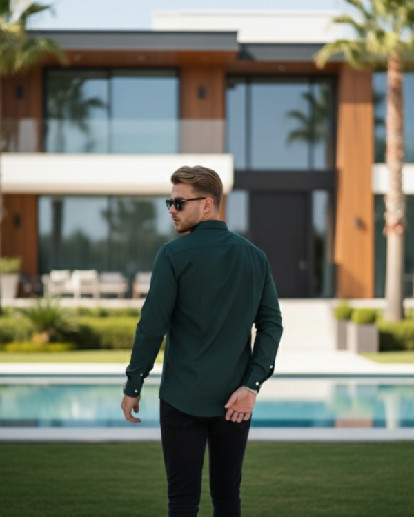 Pehanoge Emerald Green Old Money Collection | Collector's Edition Shirt