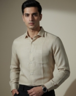 Pehanoge Taupe Linen Shirt | Collector's Edition Linen Collection