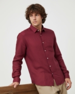 Pehanoge Merlot Linen Shirt | Collector's Edition Linen Collection