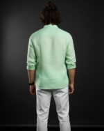 Pehanoge Sage Linen Shirt | Collector's Edition Linen Collection