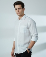 Pehanoge Winter White Linen Shirt | Collector's Edition Linen Collection