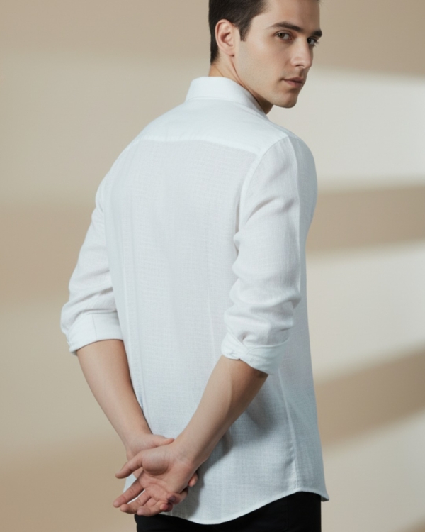 Pehanoge Winter White Linen Shirt | Collector's Edition Linen Collection