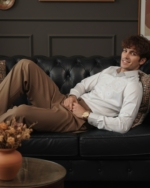 Pehanoge Cirque Shirt | Giza Cotton | Geometric Embroidery | Modern Luxe Edition