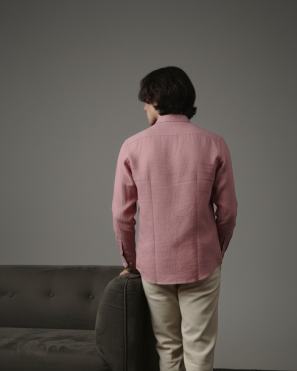 Pehanoge Dusty Rose Linen Shirt | Collector's Edition Linen Collection