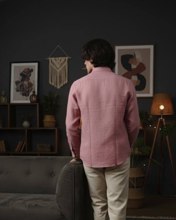 Pehanoge Dusty Rose Linen Shirt | Collector's Edition Linen Collection