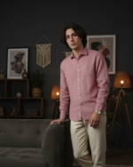 Pehanoge Dusty Rose Linen Shirt | Collector's Edition Linen Collection