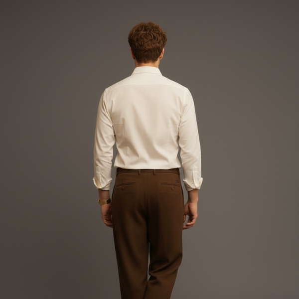 Pehanoge Flora Shirt | Giza Cotton | Sunflower Embroidery | Earth-Toned Luxe Edition