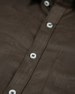 Pehanoge Mocha Linen Shirt | Collector's Edition Linen Collection