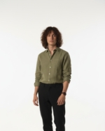 Pehanoge Olive Sage Linen Shirt | Collector's Edition Linen Collection