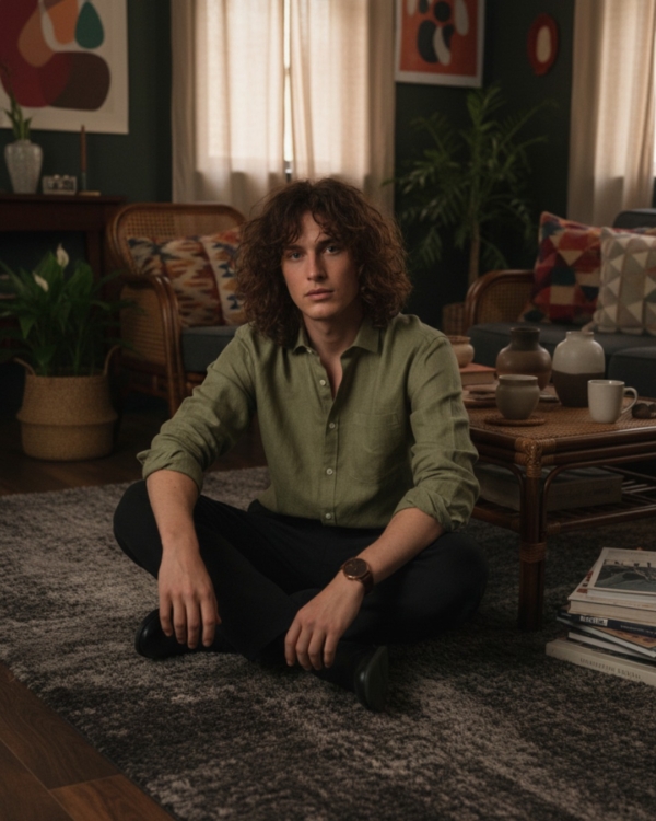 Pehanoge Olive Sage Linen Shirt | Collector's Edition Linen Collection