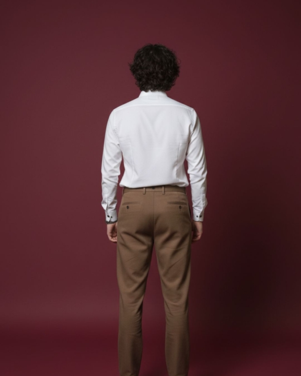 Pehanoge Royal Plume Embroidered Giza Cotton Shirt | Signature Embroidered Collection