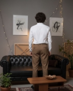 Pehanoge Royal Plume Embroidered Giza Cotton Shirt | Signature Embroidered Collection