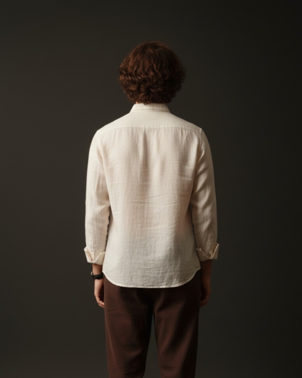 Pehanoge Sandstone Linen Shirt | Collector's Edition Linen Collection