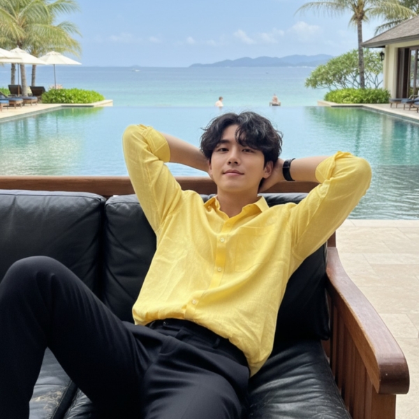 Pehanoge Sol Linen Shirt Fabric Texture Close-Up