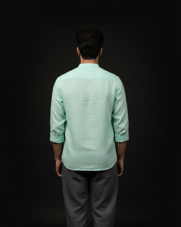 Pehanoge Mint Tide Linen Shirt | Collector's Edition Linen Collection