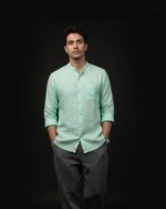 Pehanoge Mint Tide Linen Shirt | Collector's Edition Linen Collection