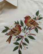 Pehanoge Twinsong Embroidery Giza Cotton Shirt | Signature Embroidery Edition