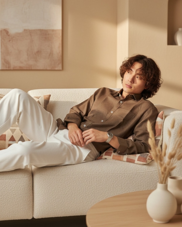 Pehanoge Earthstone Linen Shirt | Collector's Edition Linen Collection
