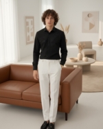 Pehanoge Aquila Embroidered Giza Cotton Shirt | Signature Embroidery Collection