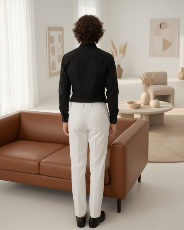 Pehanoge Aquila Embroidered Giza Cotton Shirt | Signature Embroidery Collection