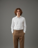 Pehanoge Aurion Shirt | Super Prime Cotton Self-Print Shirt | Signature Treasure Collection