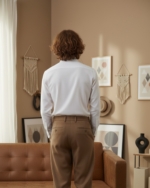 Pehanoge Aurion Shirt | Super Prime Cotton Self-Print Shirt | Signature Treasure Collection