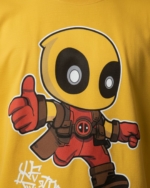 Pehanoge Deadpool Oversized T-Shirt | Silicon-Washed Loop Net Premium DTF | Streetwear Edition