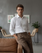 Pehanoge Eminence Shirt | Super Prime Cotton Self-Print Shirt | Signature Treasure Edition