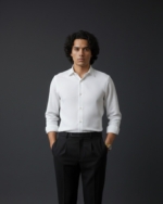 Pehanoge Galaxial Shirt | Super Prime Cotton Self-Print Shirt | Signature Treasure Edition