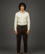 Pehanoge Ivory Elite Giza Cotton Shirt | Signature Monochrome Collection