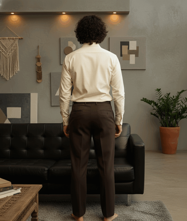 Pehanoge Ivory Elite Giza Cotton Shirt | Signature Monochrome Collection