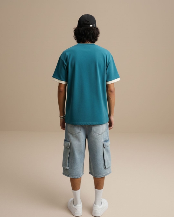 Pehanoge 波基 Oversized T-Shirt | Silicon-Washed Loop Net Premium DTF | Streetwear Edition