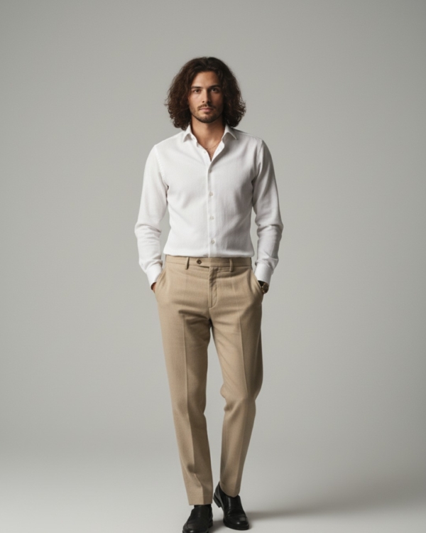 Pehanoge Lucifer Shirt | Super Prime Cotton Self-Print Shirt | Signature Treasure Edition