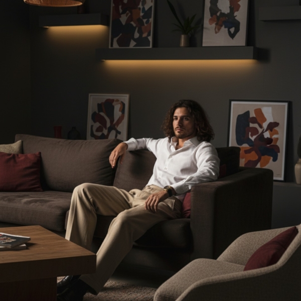 Pehanoge Lucifer Shirt 100% Super Prime Cotton Self-Textured Luxe Edition