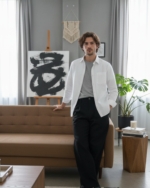 Pehanoge Lustre Shirt | Super Prime Cotton Self-Print Shirt | Signature Treasure Edition