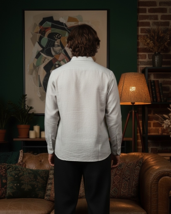 Pehanoge Silver Ash Linen Shirt | Collector's Edition Linen Collection